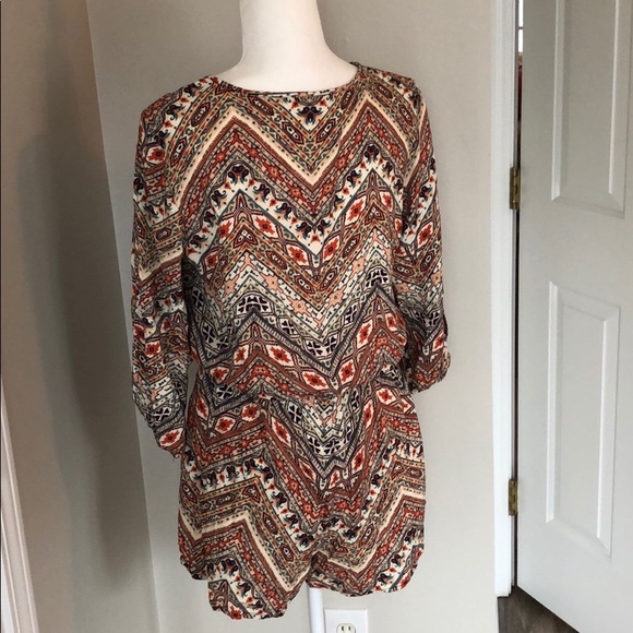 Tribal print romper - Picture 7 of 8